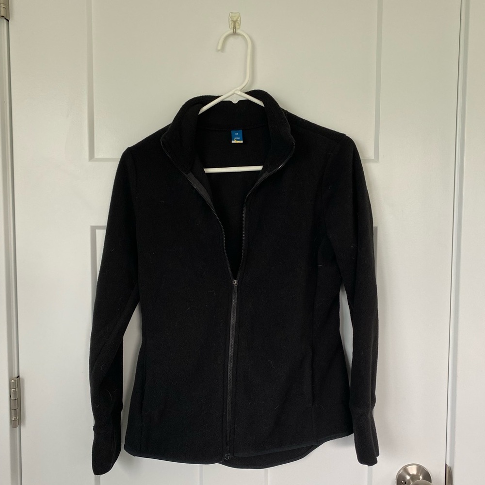 Old Navy Women's Black Zip-Up Jacket